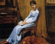 The Artist's Wife and His Setter Dog - 托马斯·伊肯斯